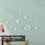 Rideau de douche imperméable à motif floral rose avec 12 crochets-716890391