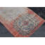 Tapis de couloir 3,1 x 10,3 pi, tapis turcs, tapis rouges, tapis oriental, tapis rétro