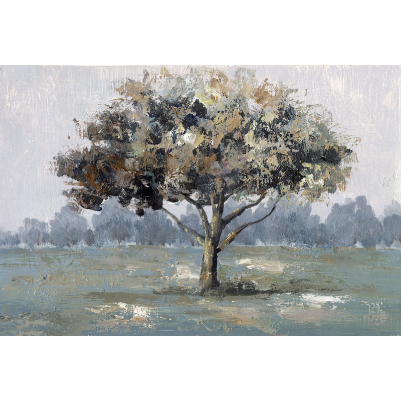 " Painted Tree ", 24" H x 36" W