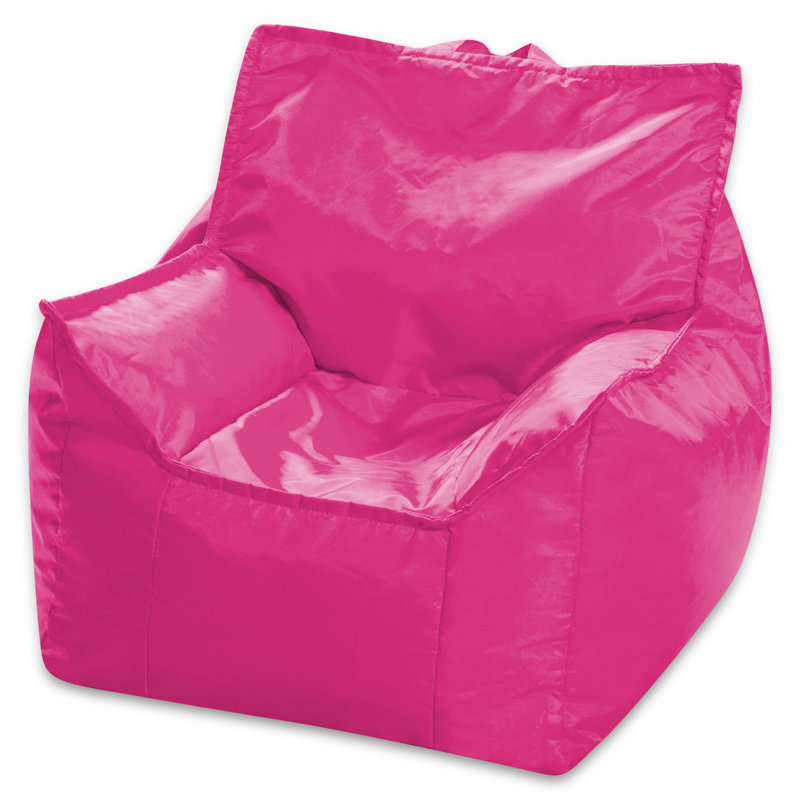 Fauteuil à billes Posh Creations, Mélange de polyester rose