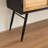 Industrial 43.3" Wide Accent Cabinet, Mid-Century Sideboard Storage Cabinet for Living Room, Dining Room, Entryway, Rattan-212793624