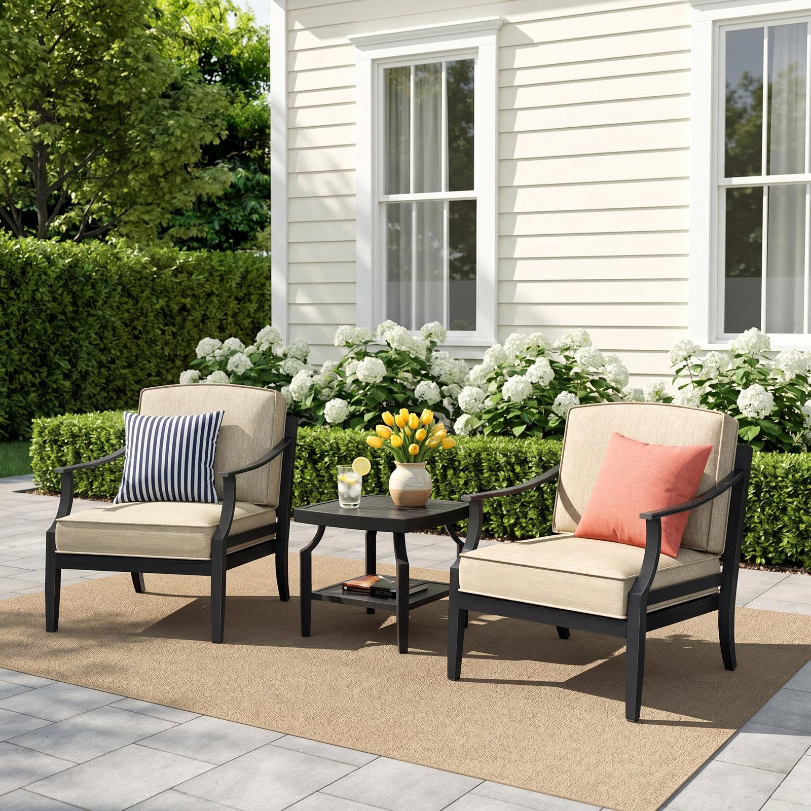 Tamarin 2-Person Sunbrella® Patio Seating Group
