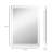 HOMCOM Dimmable Bathroom Mirror With LED Lights, 3 Colors & Defogging-1679796628