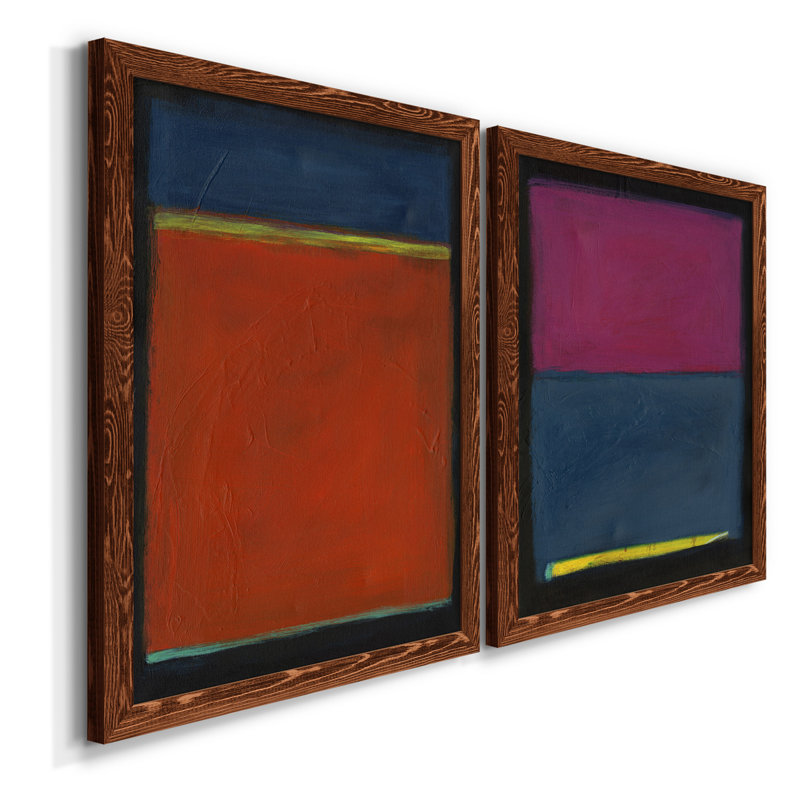 Contemplation I, toile encadrée de qualité supérieure - prête à être accrochée, H 20 po x l 34 po x P 1,5 po
