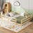 Natural Oak Full Size Floor Bed For , Pine Frame, Fence Design, Easy To Put Together, Multi - Use Material, Oak, Stable Structure, Setup And Comfortable-1459633495-1459633488