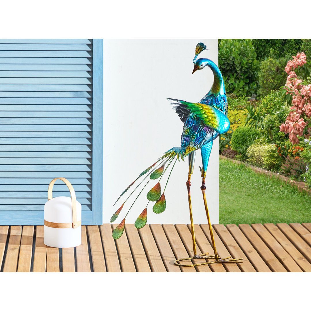 PEACOCK No Additional Durability Iron Garden Statue