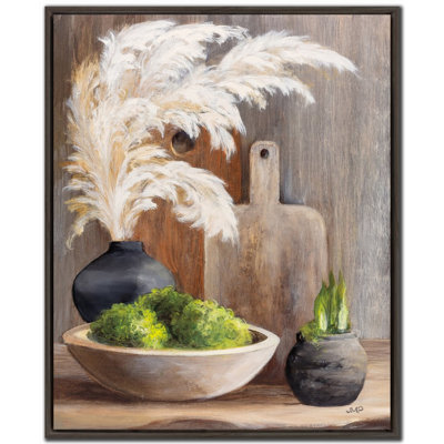 «Pompass Grass I», art mural sur toile