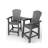 Wolak HDPE Outdoor Adirondack Chair Set With Table-920299632