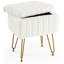 Tabouret de coiffeuse moderne en velours-620481275