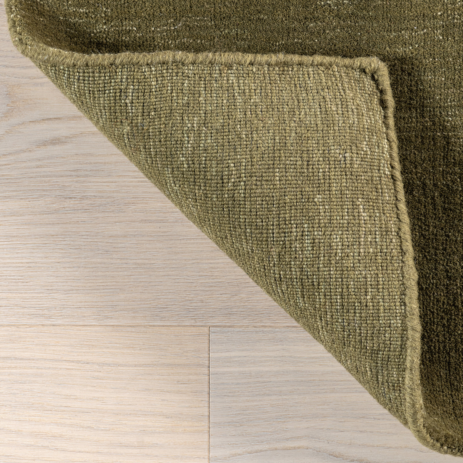 Lahjar Speckled Wool-Blend Area Rug, Runner 2'6" x 6'