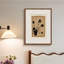 Papier de pierre, art mural en bois massif brun noisette-11353672