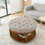 Table basse rembourrée rembourrée en lin-499590323-499590330