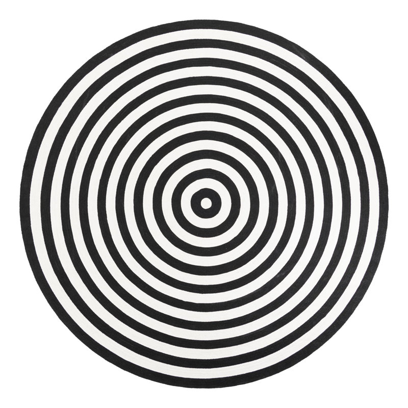 Kozan Geometric Indoor / Outdoor Rug, Round 10'
