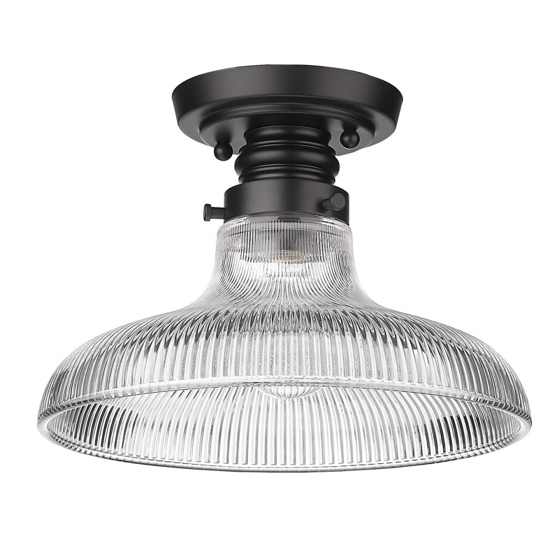 Penelope Glass Flush Mount