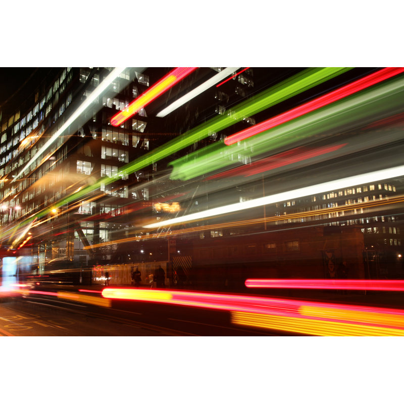 Liverpool Street Buildings by OkSeT - Wrapped Canvas Print, 30cm H x 46cm W x 3.8cm D