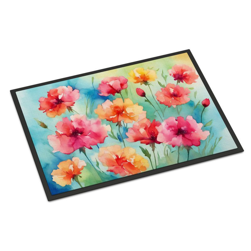 Tapis intérieur ou extérieur avec œillets 24 x 36, L 18 po x L 27 po