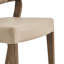 Chaise d'appoint rembourrée Aiko crème-1473153012