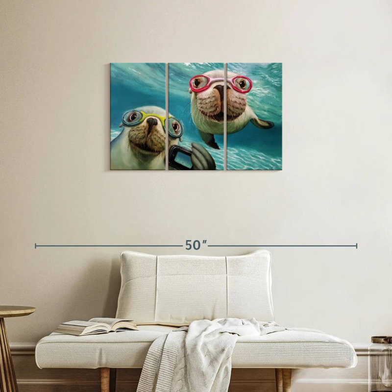 Brampt Underwater Selfie, 20" H x 33" W