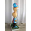 Statue caricature d'arachide en fibre de verre Nifao, charme comique nostalgique 36 po x 16 po x H 66 po
