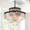 Luminaire suspendu en cristal moderne avec cristaux K9 pour salle à manger, salon, vestibule, couloir, 13 lumières