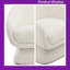 Fauteuil pivotant avec repose-pieds Boucle