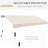 8' X 7' Beige Patio Retractable Awning - Manual Sun Shade Deck Window Cover, Adjustable For & Heat Shielding To Optimize Conditions