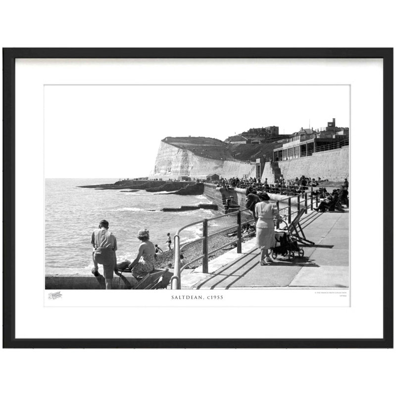 Saltdean, C1955 by Francis Frith - Single Picture Frame Print, 28cm H x 36cm W x 2.3cm D