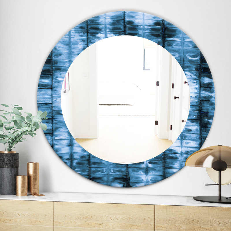 Miroir décoratif géométrique IV, H 23,6 po x l 23,6 po