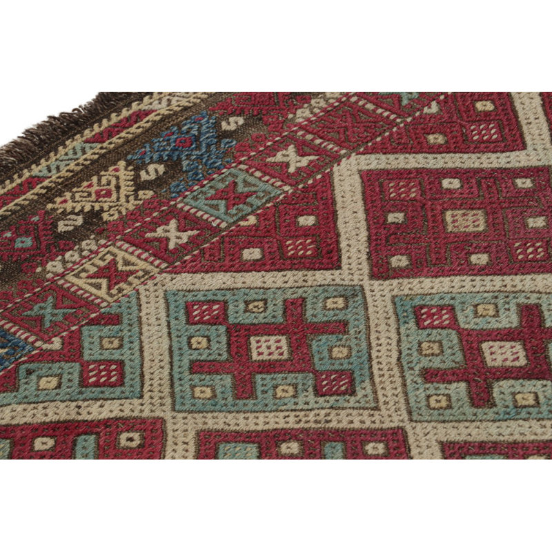 One-of-a-Kind 3'5" X 10'5" Flatweave Area Rug