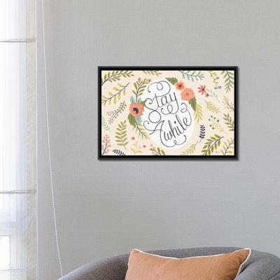 «Retro Garden I» par Janelle Penner, impression sur toile