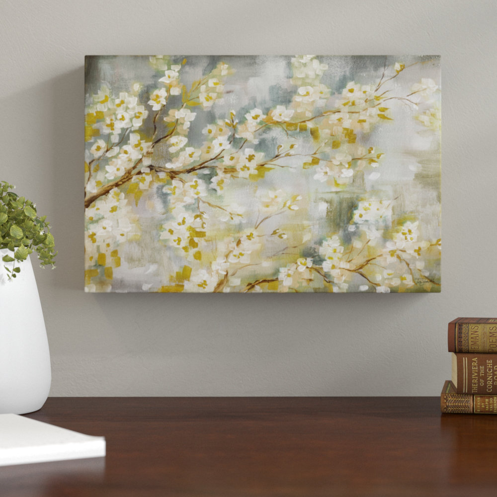 Cherry Blossoms by Tre Sorelle Studios - Wrapped Canvas Print