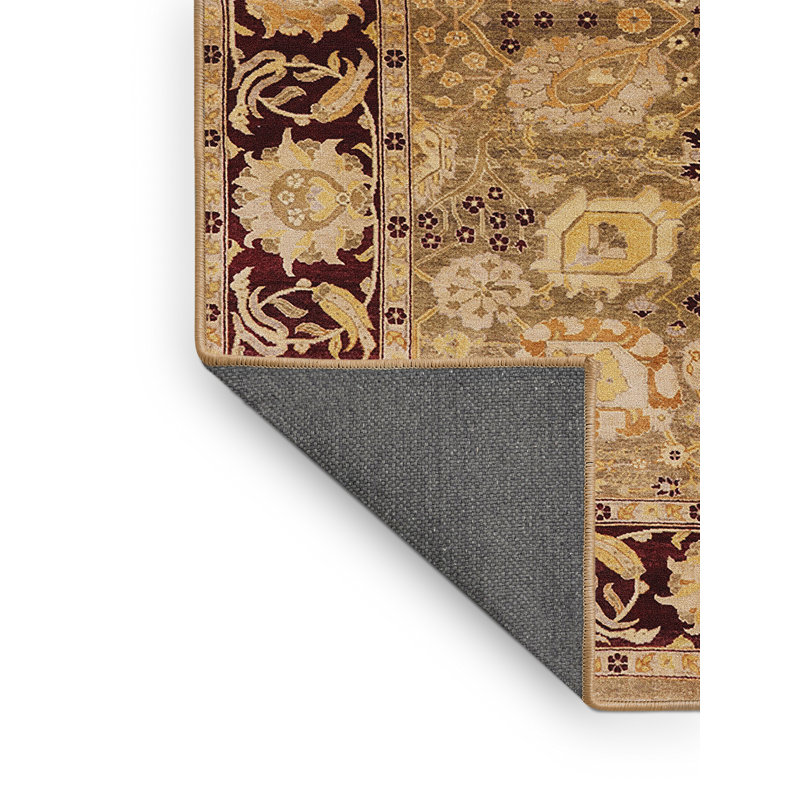Tapis oriental rouge / brun clair Cavanagh, Rectangle 8 pi x 12 pi