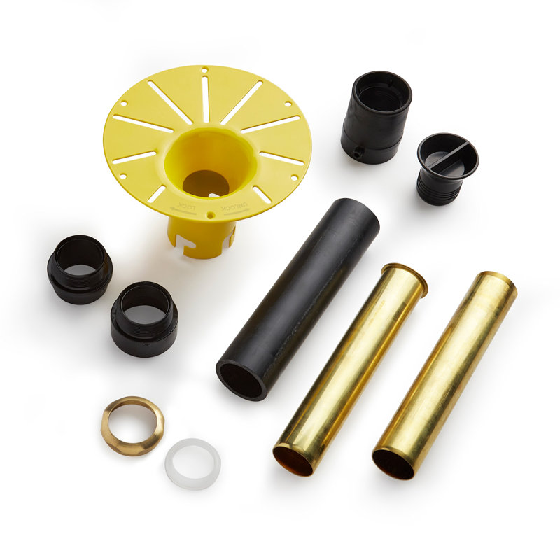 Freestanding Tub Drain Rough-In Kit with 1-1/2" ABS Outlet