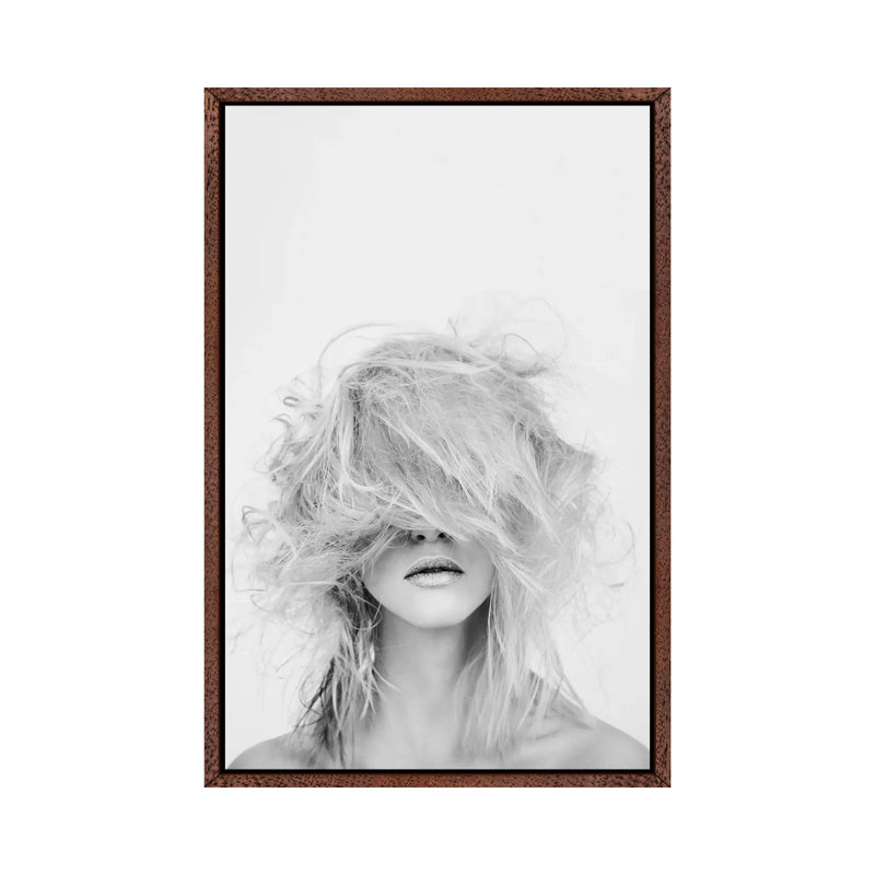 Makeover - Print on Canvas, 66.04cm H x 45.72cm W x 3.81cm D, Classic Brown Wood Framed