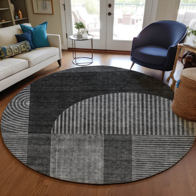 Alta Washable Geometric Indoor / Outdoor Rug