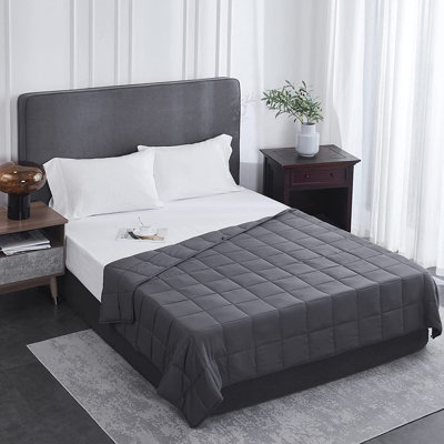 Couverture pondérée de qualité supérieure - Couverture épaisse et respirante pour un sommeil profond et reposant