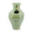 D9.8x16.5" Sage Green Sculptural Ceramic Vase