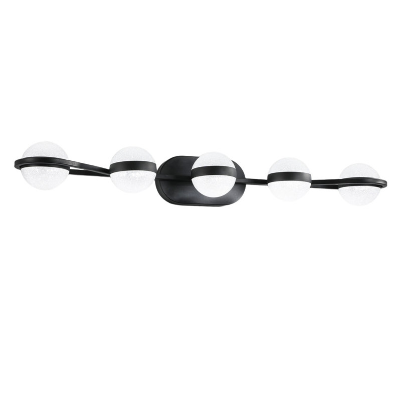 Éclairage à DEL à intensité variable pour meuble-lavabo Jenavie, 5, Black