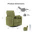 Fauteuil inclinable électrique pivotant Spinelli Chenille-1565610719