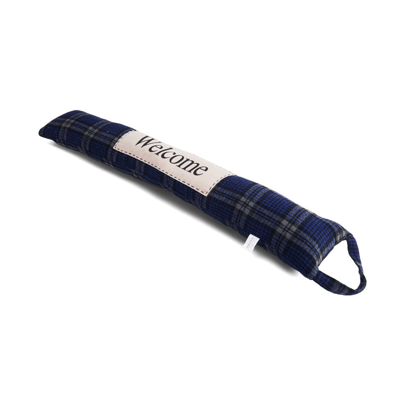 Elements Fabric 'Welcome' Draft Stopper, Blue