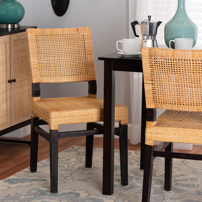18.1'' H Mahogany Solid Wood Side Chair