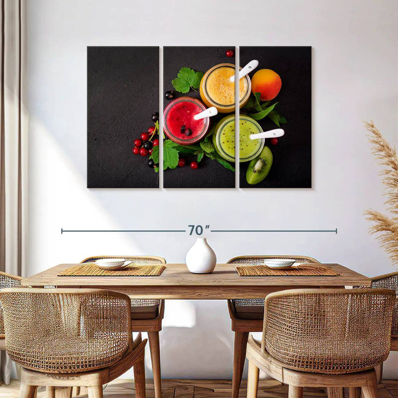 Yarlin Assorted Fruit Smoothies, 36" H x 57" W