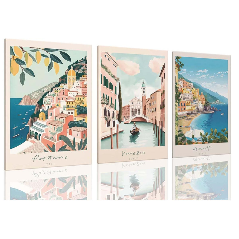 3 Piece Wrapped Canvas Print