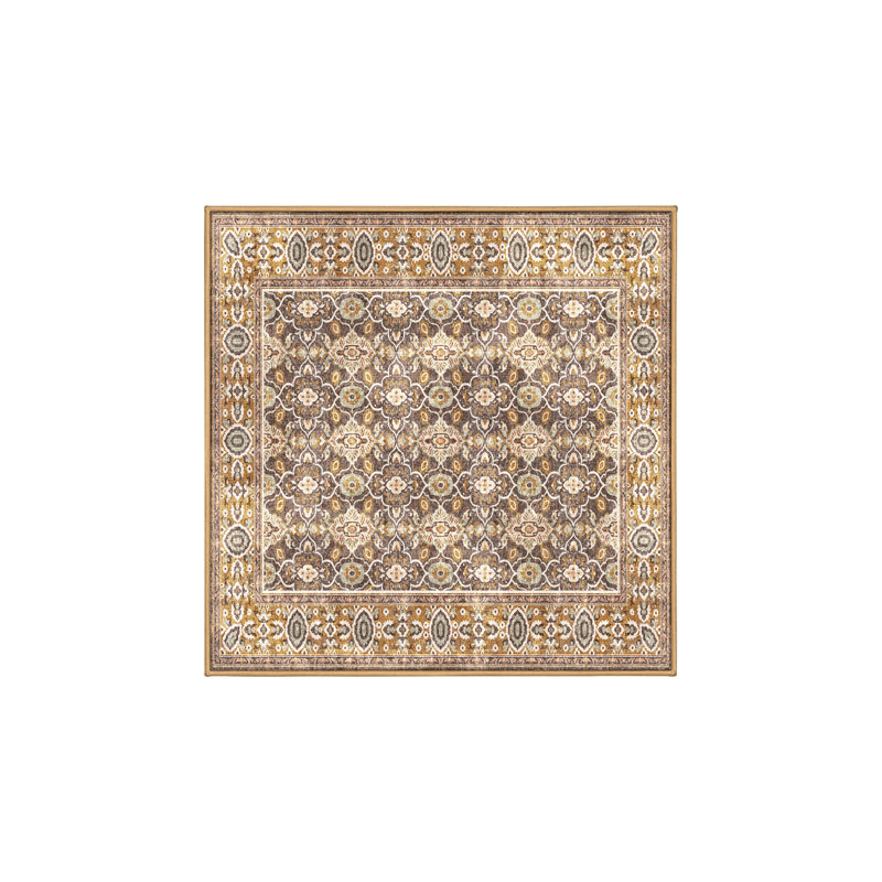 Washable Mehrav Reflections Area Rug, Carré 3 pi