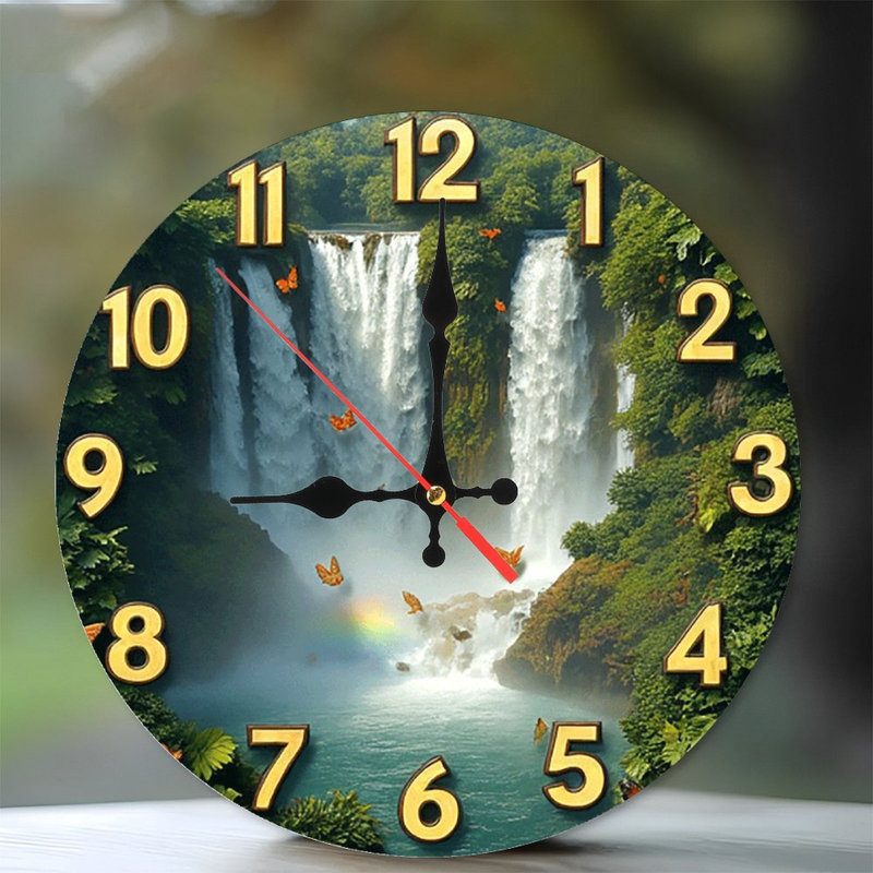 Horloge murale Waterfall