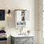 Armoire de salle de bain murale avec tablette réglable-129232538