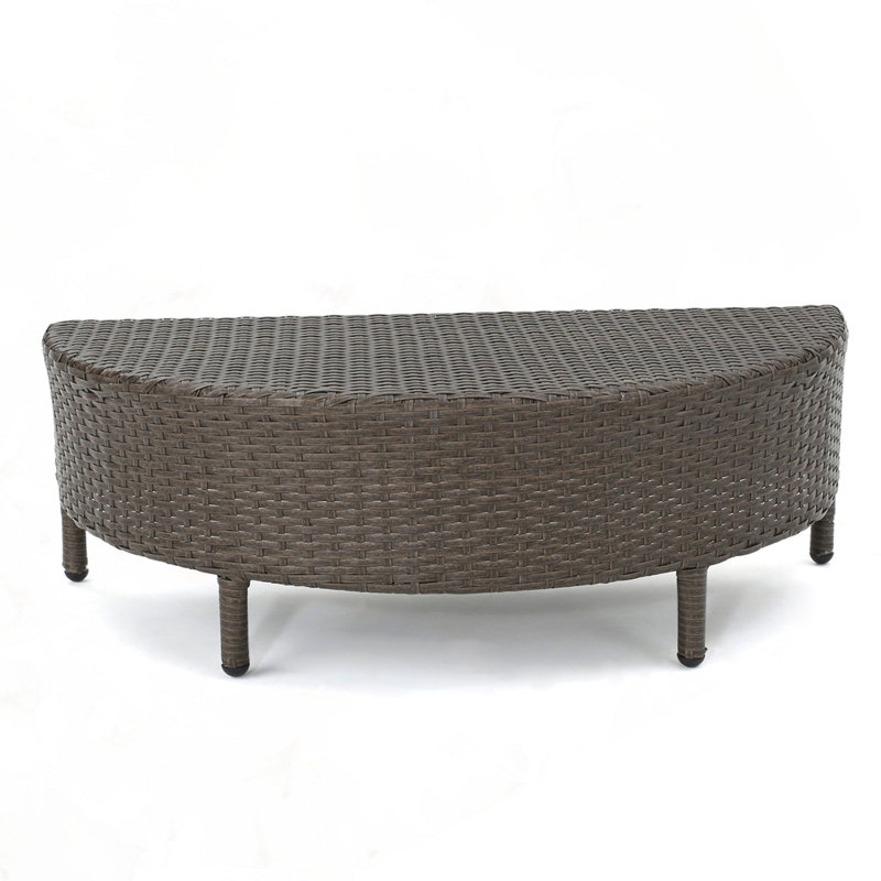 Outdoor Patio coffee Table, Brown