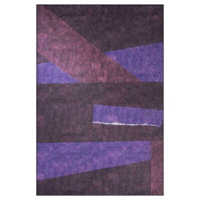 Premium 100% Polyester Area Rug, 6.9 x 10.2 ft | 1850 g/m², 0.2 in Pile Height | Recycled Poly Cotton Underside | Machine Washable at 30°C | Soft, Durable, Eco-Friendly Design for Modern Living Spaces