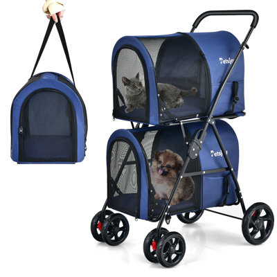 Foldable Pet Stroller with