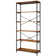 Gianantonio 70.9" x 31.5" Shelving Unit Rustic Industrial Large Bookshelf for Home Décor Display